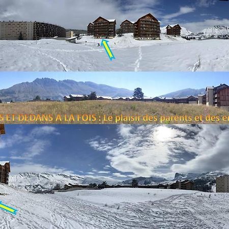 Appartement 8-10 Personnes Superdevoluy Hautes Alpes Rez De Chaussee Vue Panoramique 3 Chambres Saint-Étienne-en-Dévoluy Exterior foto